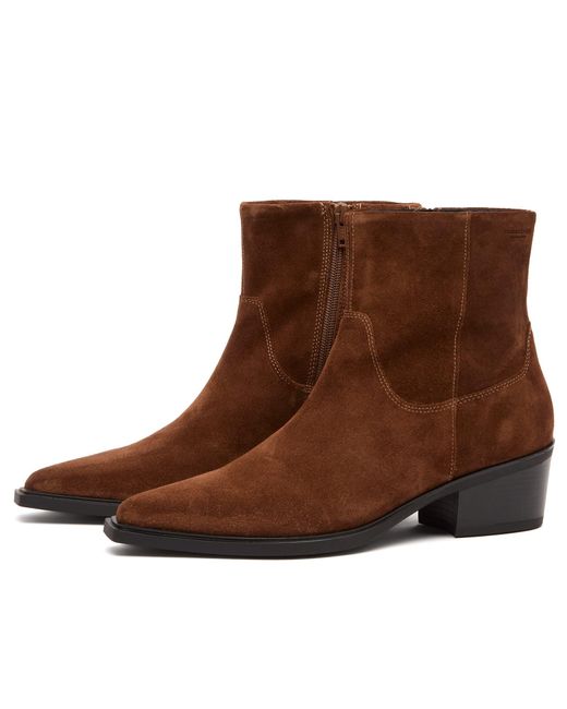 Vagabond Brown Kelsey Pointed Ankle Boot