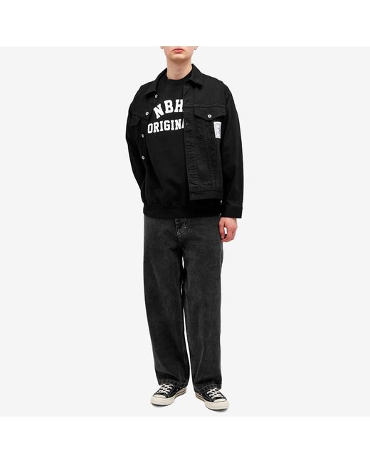 Neighborhood Black Basic Sweatshirt for men