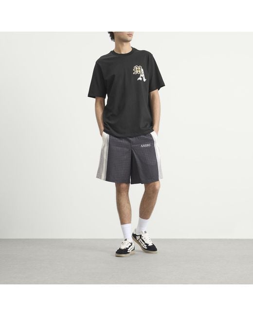 Amiri Gray Ma Quad Panel Shorts for men