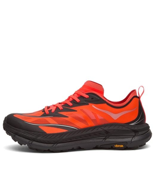 Hoka One One Red Mafate Speed 4 Lite Sneaker for men