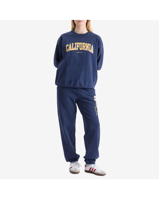 Sporty & Rich Blue California Crewneck