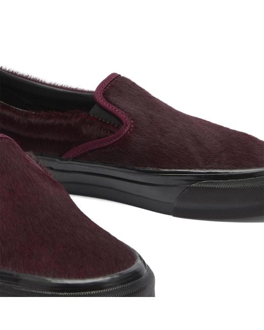 Vans Brown Lx Classic Slip-On 98 Sneaker for men