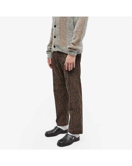 River Island relaxed cord trousers in brown  ASOS
