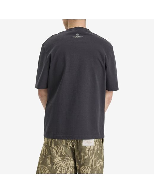 Jacquemus Black Printed T-Shirt for men