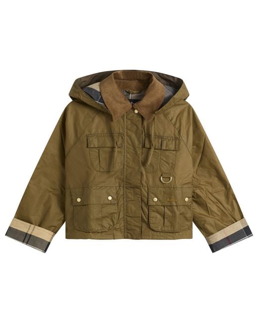 Barbour Green Liza Wax Jacket