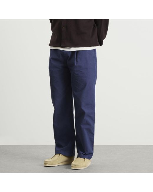 Folk Blue Drawcord Loose Trouser for men