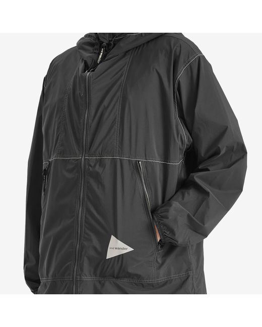 and wander Pertex Wind Jacket in Black for Men | Lyst