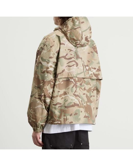 Cole Buxton Brown Nylon Windbreaker for men