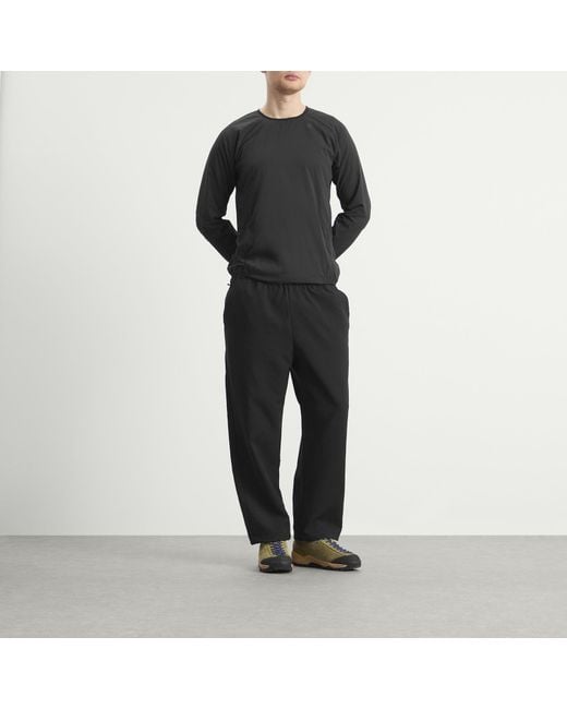 Goldwin Black Kel Light Polartec Crew for men