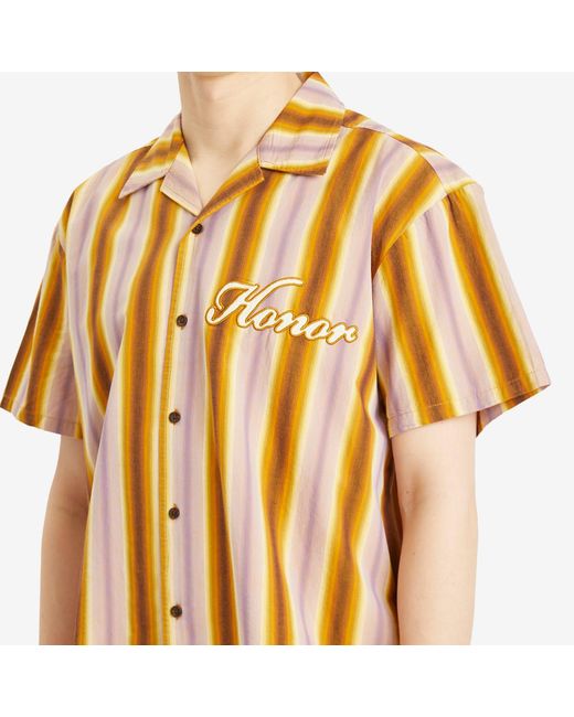 Honor The Gift Brown Auto Shop Camp Shirt for men