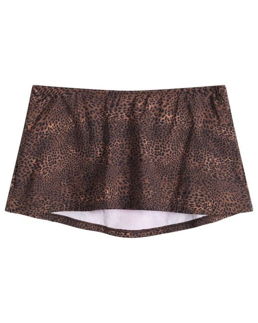 Fruity Booty Brown Shania Swim Skirt