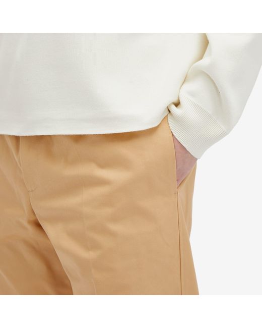 Jil Sander Natural Heavy Cotton Trousers for men