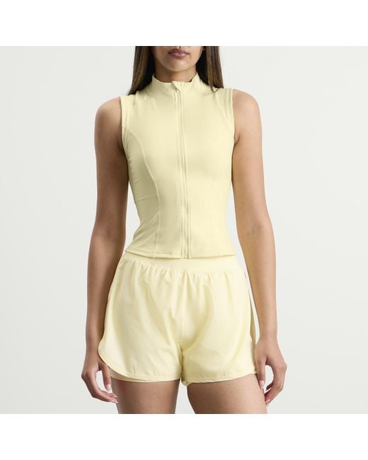 Tala Yellow Skinluxe Sleeveless Zipped Jacket