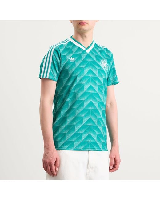 Adidas Blue Dfb 90' Away Retro Jersey for men