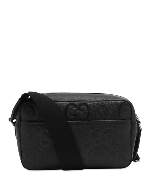 Gucci Black Jumbo Gg Camera Bag for men