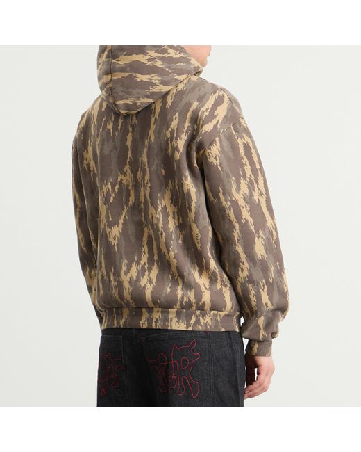 Butter Goods Brown Blotch Zip Hoodie for men
