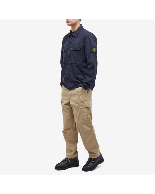 Stone island shop half zip overshirt