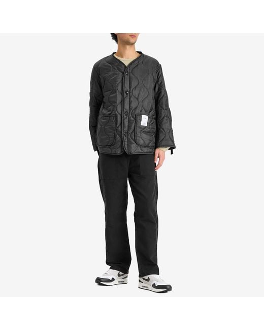 WTAPS Nylon Ripstop Liner Jacket in Black for Men | Lyst