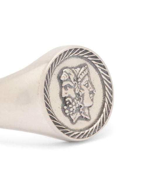 Serge Denimes White Dual Ring for men