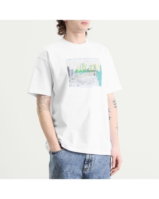 POLAR SKATE White Mindfulness T-Shirt for men