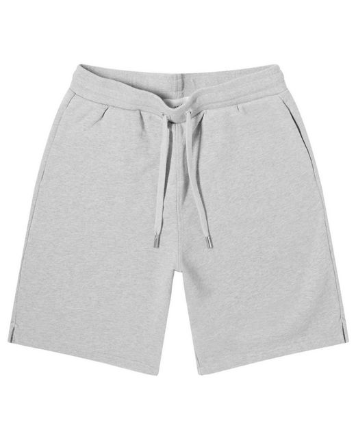 AMI Gray Small A Heart Sweat Shorts for men