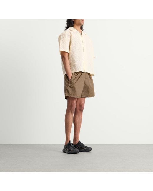 MKI Miyuki-Zoku Brown Swim Shorts for men