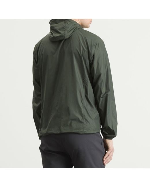 Montbell Green Wind Blast Hooded Jacket for men