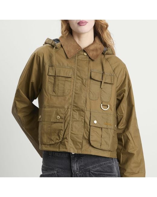 Barbour Green Liza Wax Jacket
