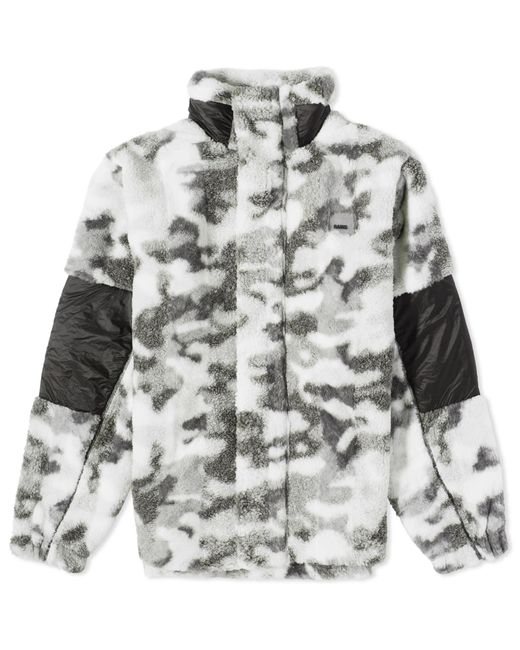 Rains Gray Kofu Fleece Jacket for men