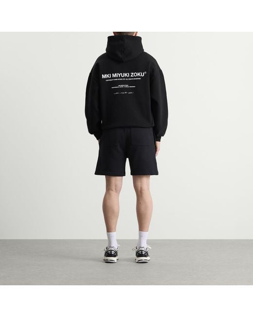 MKI Miyuki-Zoku Black Design Studio Hoodie for men