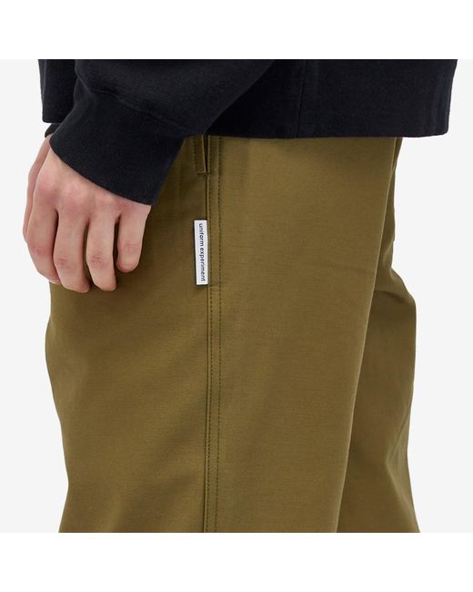 Uniform Experiment Green Standard Easy Trousers for men