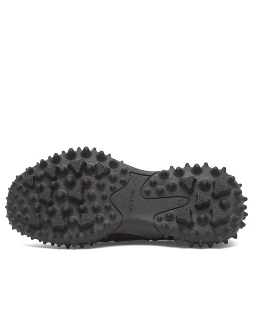 Eytys Black Mistral Suede Boat Shoes for men