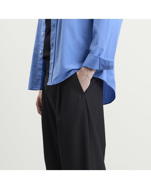 NN07 Blue Kay Pleated Trousers for men