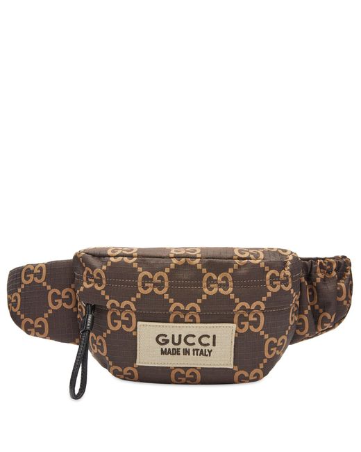 Gucci Brown Gg Ripstop Waist Bag for men
