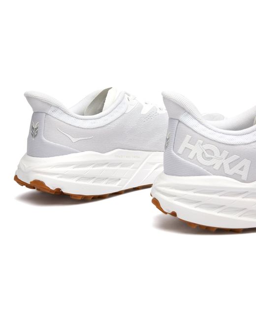 Hoka One One White Speedgoat 5 Sneakers for men