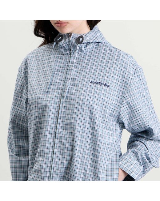 Acne Blue Ofass Check Jacket
