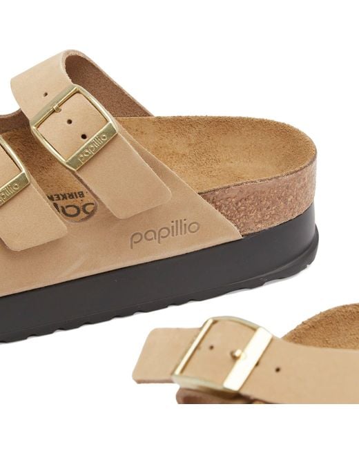 Birkenstock Brown Florida Iii Flex Platform Lenb