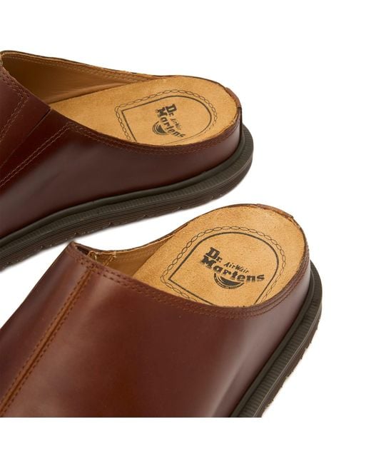 Dr. Martens Brown San Leather Mule for men