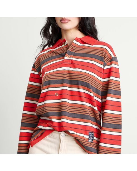 Damson Madder Red Noah Cinch Rugby Top