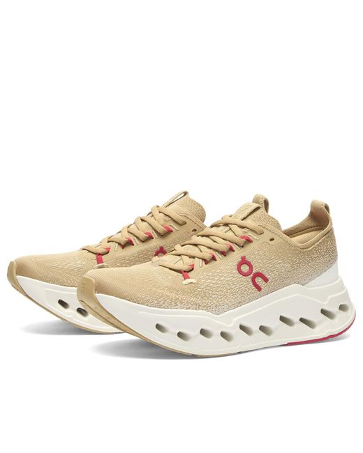 On Shoes White Cloudsurfer Max Sneaker for men