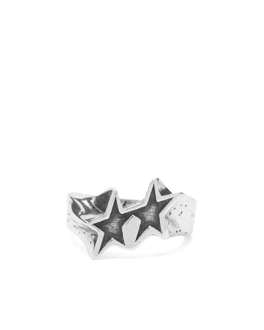 Twojeys White Tilted Icon Ring