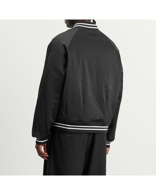 About Blank White Reversible Satin Jacket for men