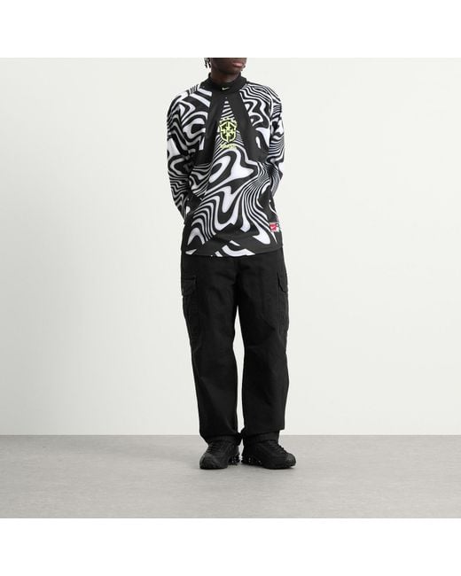Nike Brasil Goalkeeper Shirt in Black for Men | Lyst UK