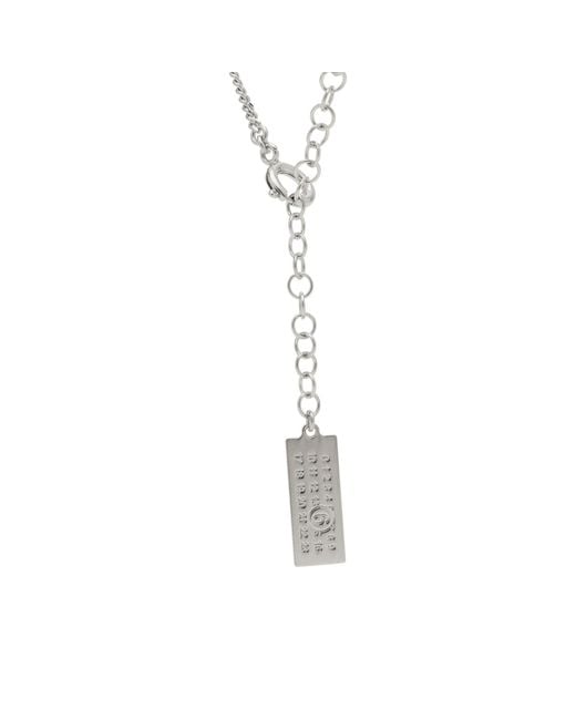 Maison Margiela Metallic Mm6 Bottle Top Necklace for men