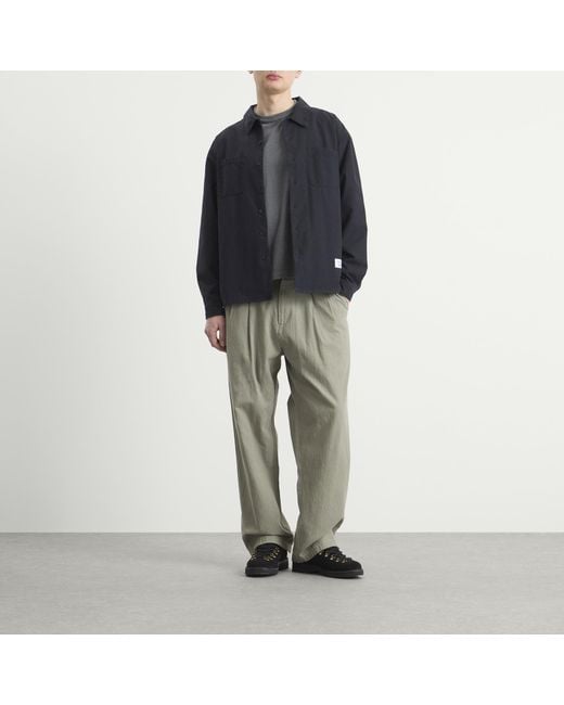 Thisisneverthat Black Windstopper Check Shirt for men