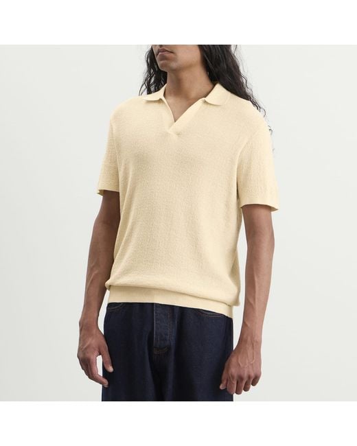 Ronning Natural End. X Textured Polo Shirt for men