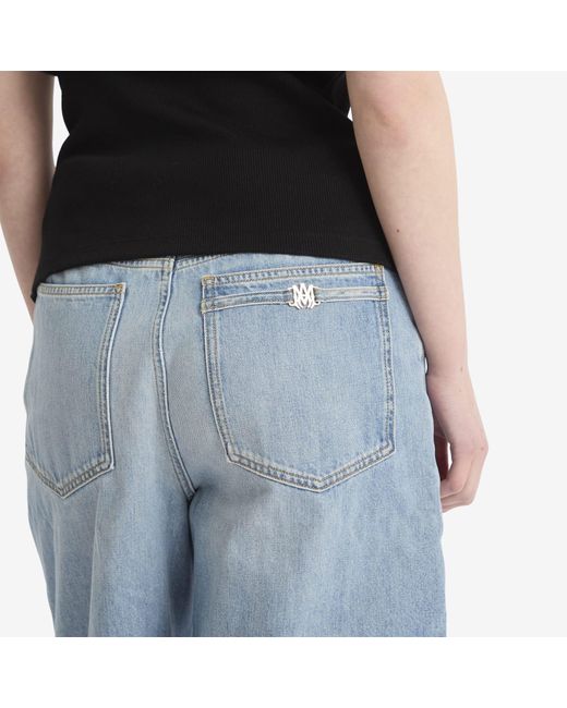 Amiri Blue Denim Shorts