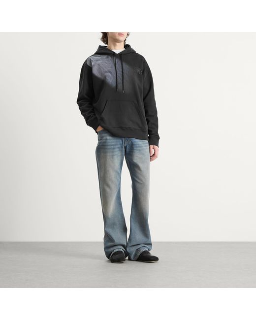 Maison Margiela Black Mm6 Light Beam Hoodie for men