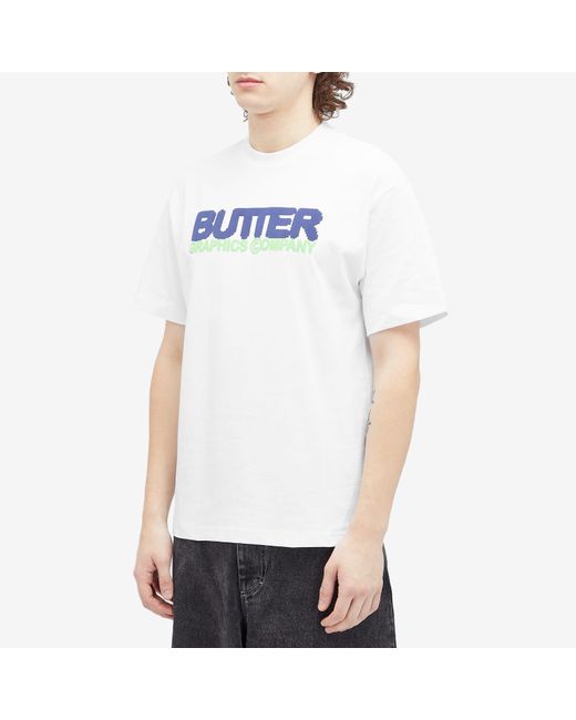 Butter Goods White Program T-Shirt for men