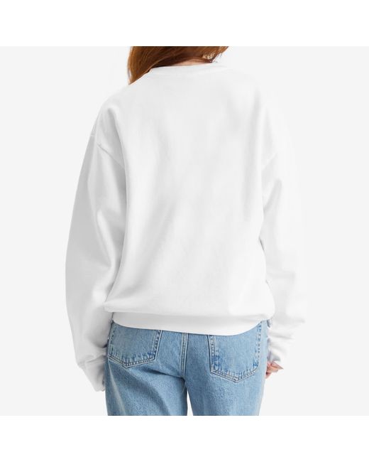 Sporty & Rich White Ny 94 Crew Sweatshirt
